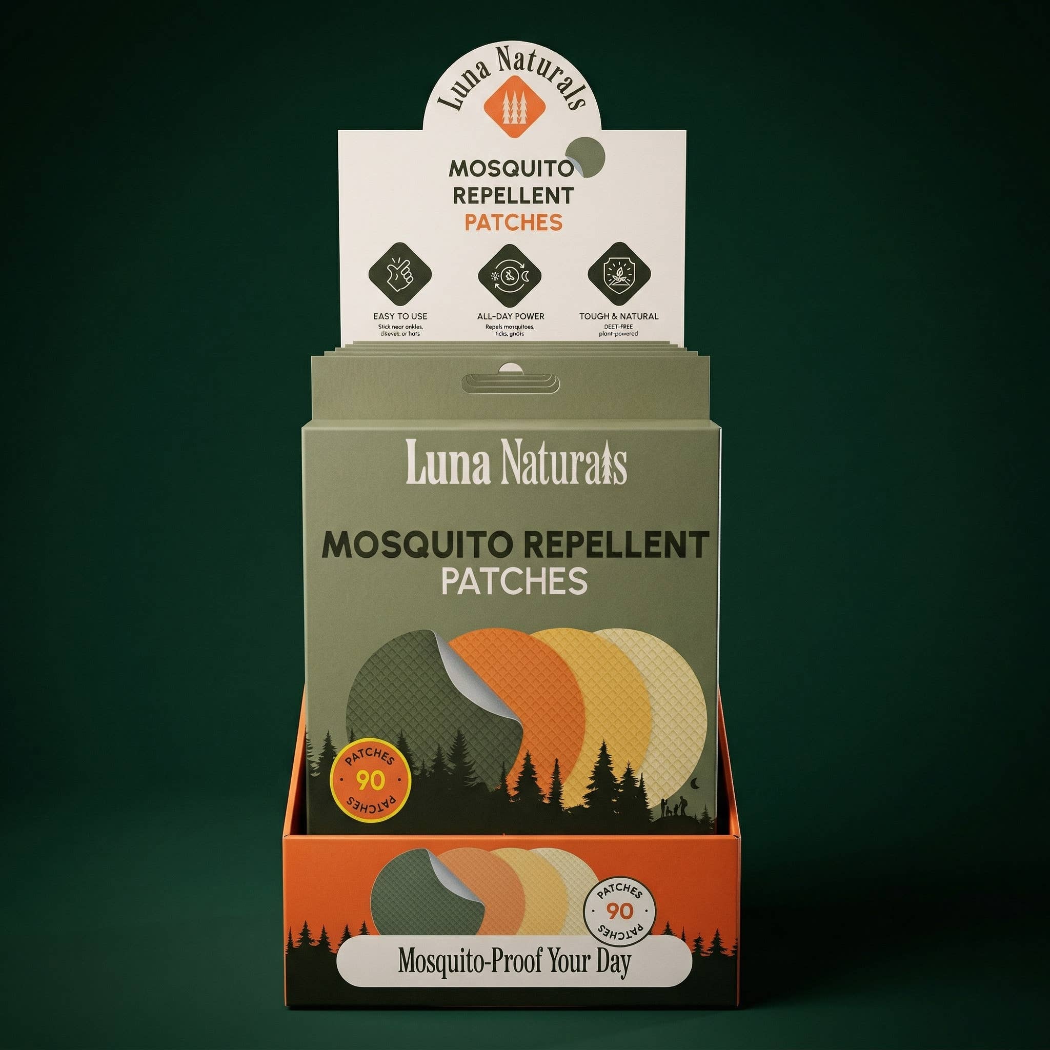 Mosquito Repellent Patches — Natural | 12 pk Counter