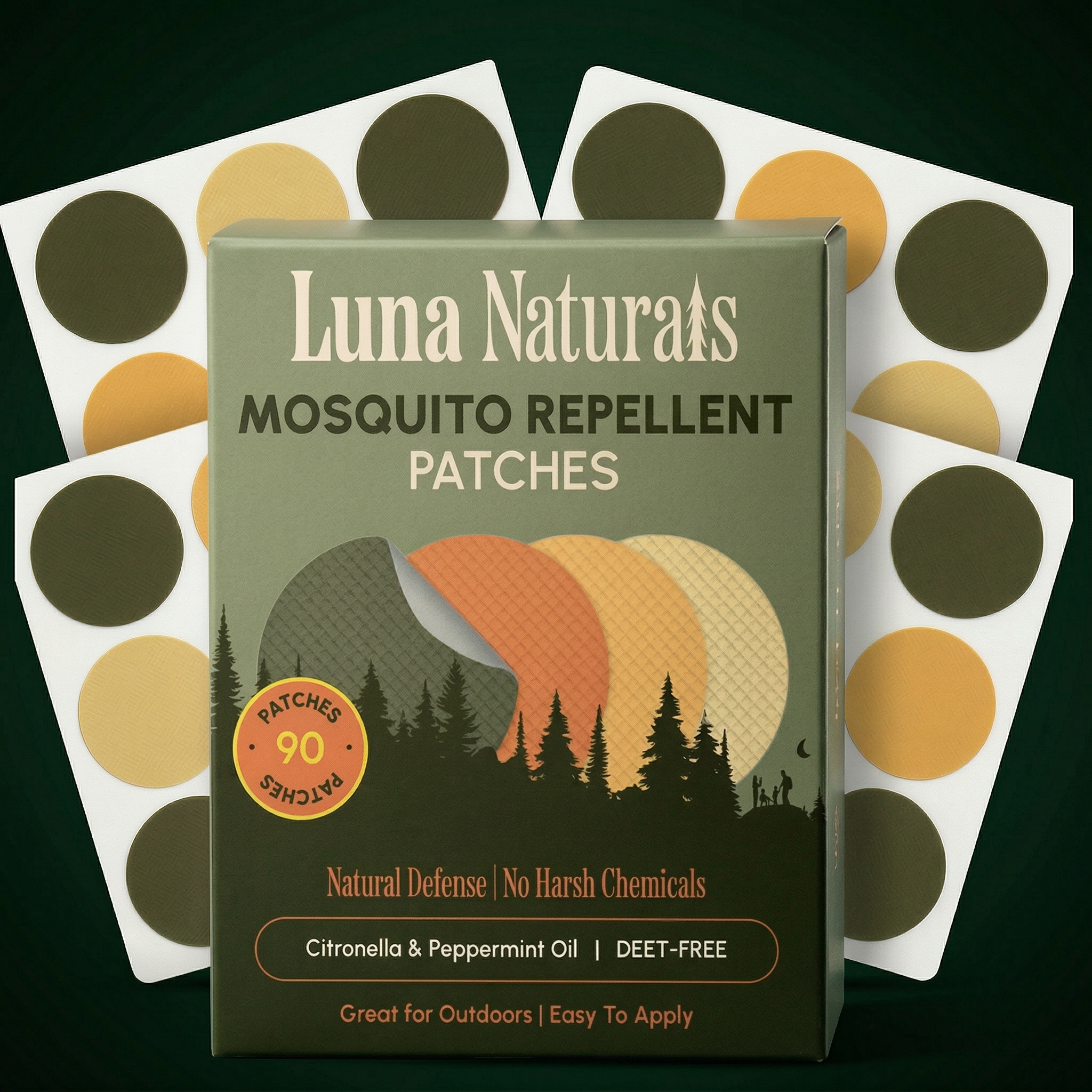 Mosquito Repellent Patches — Natural | 12 pk Counter